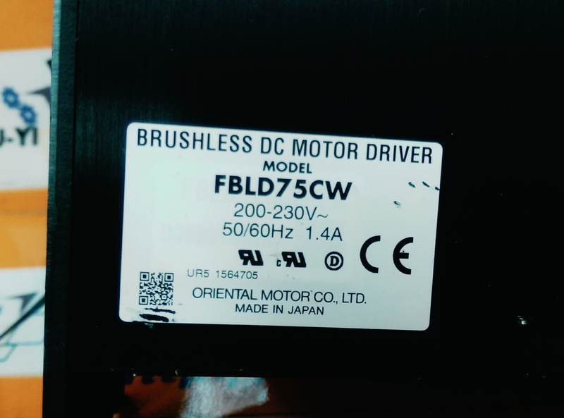 VEXTA FBLD75CW BRUSHLESS DC MOTOR DRIVER - 裕益科技自動化設備可程式編碼器PLC分散式控制系統DCS